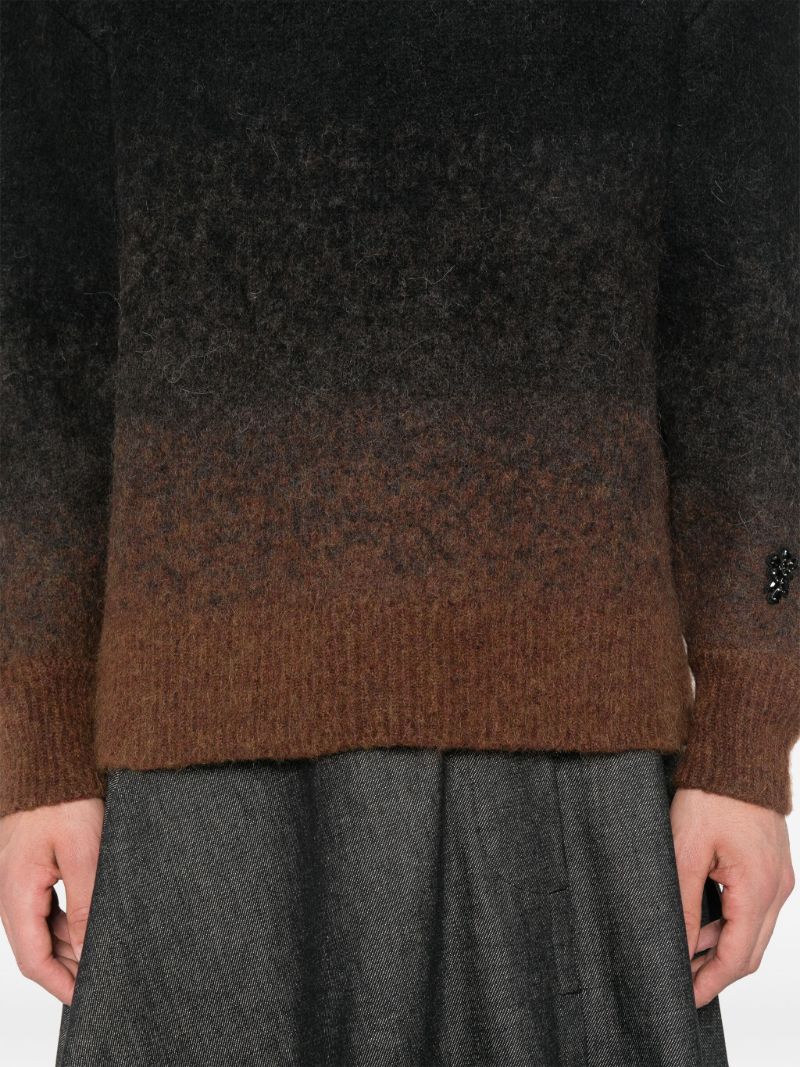 Brown OmbrÃ_x0083_Â© Effect Sweater
