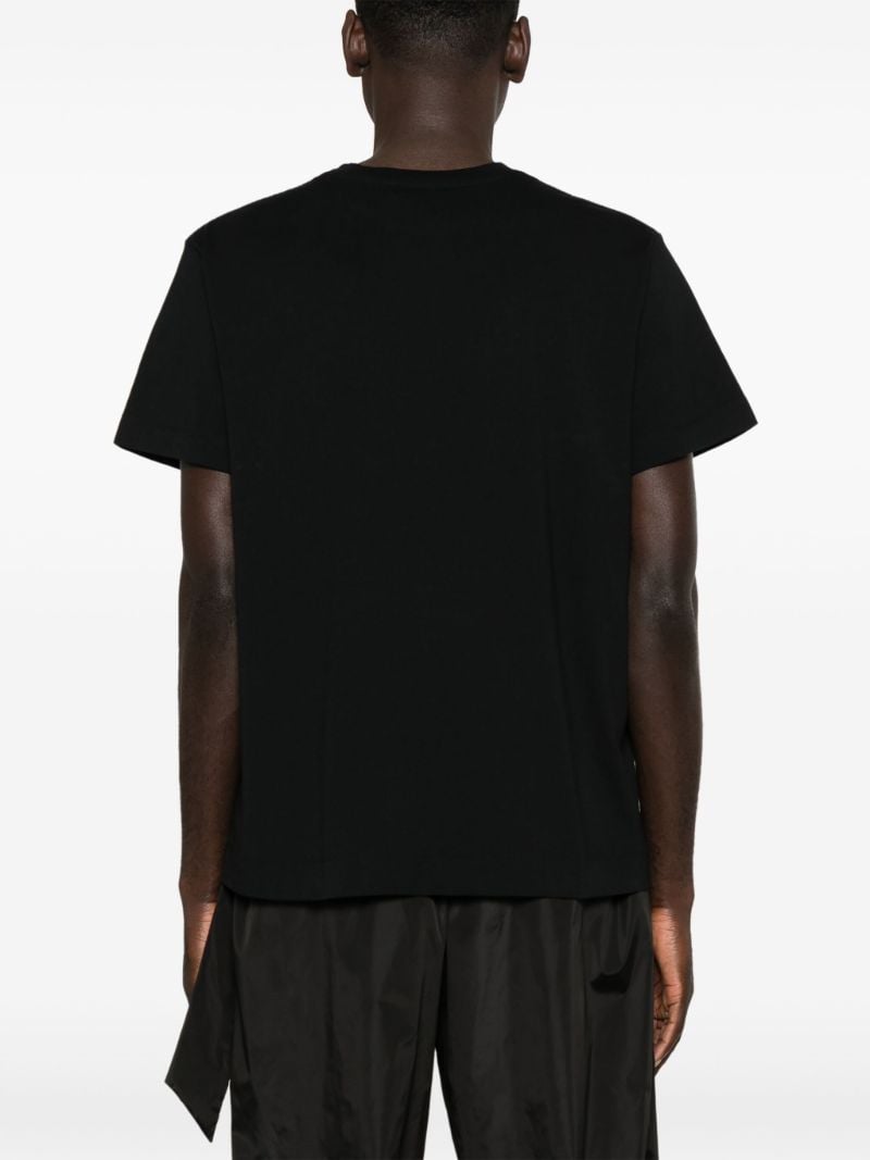 Black Headlessly Wishful Cotton T-shirt