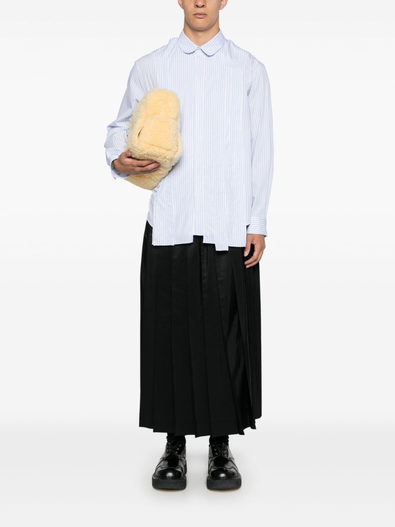 Pleated Elasticated-waist Kilt Skirt