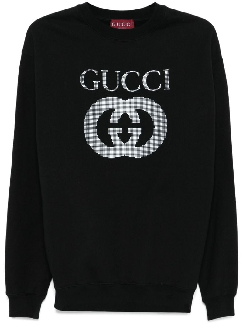 Rhinestone Logo Sweatshirt