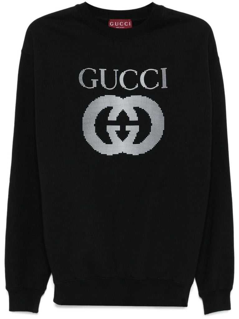 Rhinestone Logo Sweatshirt