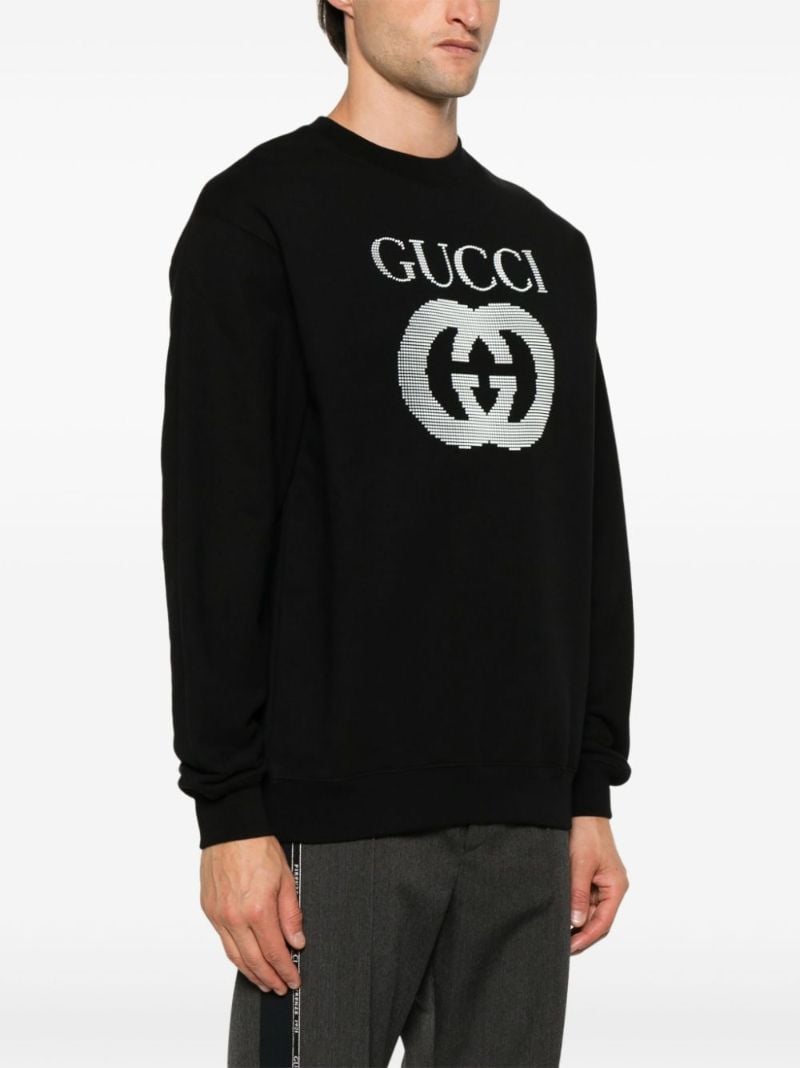 Rhinestone Logo Sweatshirt