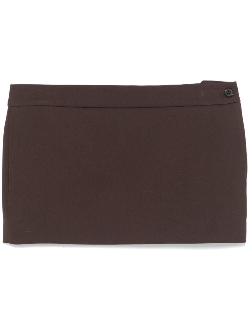 Brown Wool Skirt