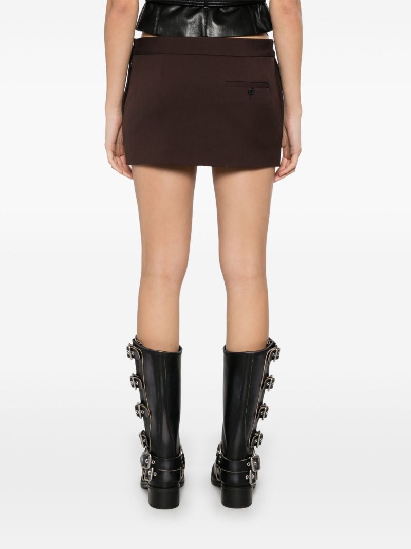 Brown Wool Skirt