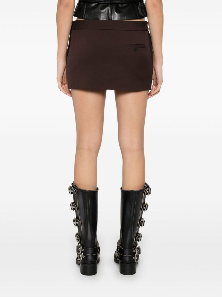 Brown Wool Skirt