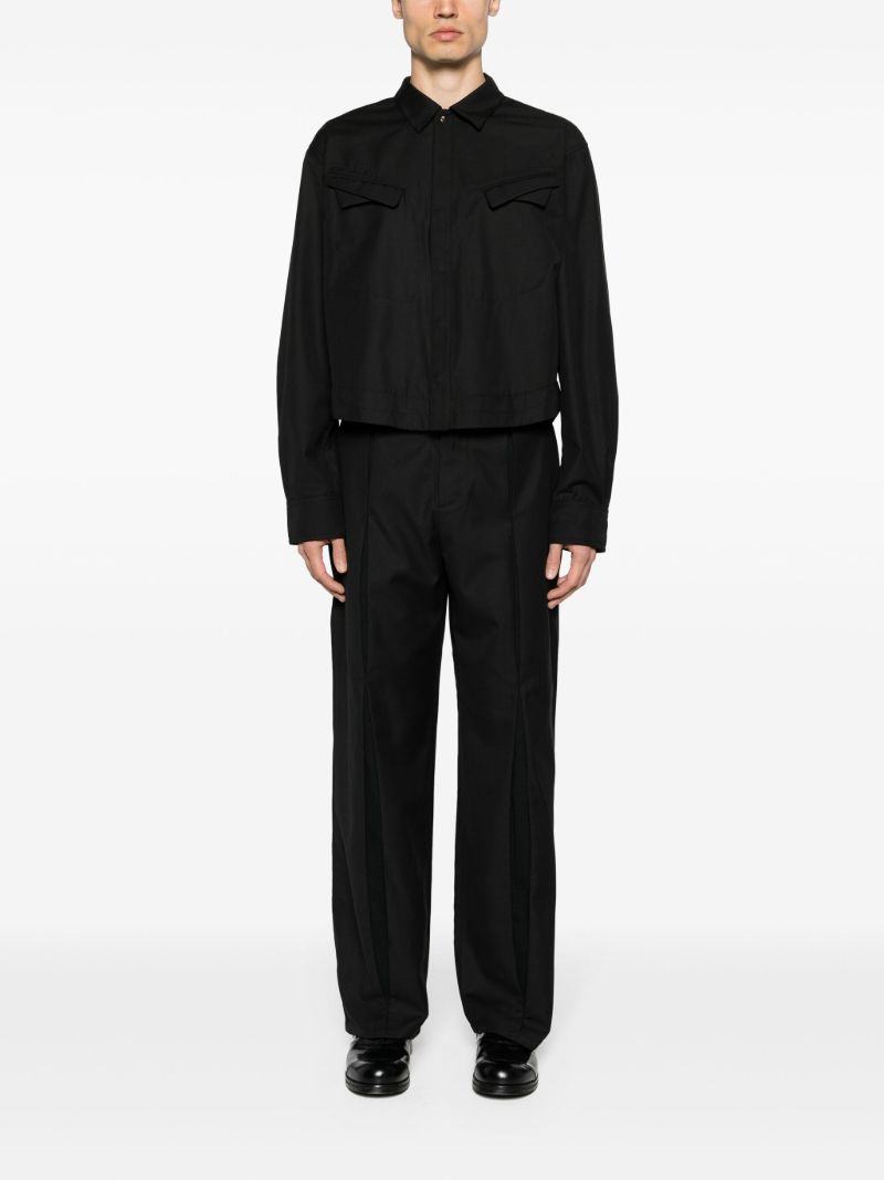 Black Classic Tailored Trousers