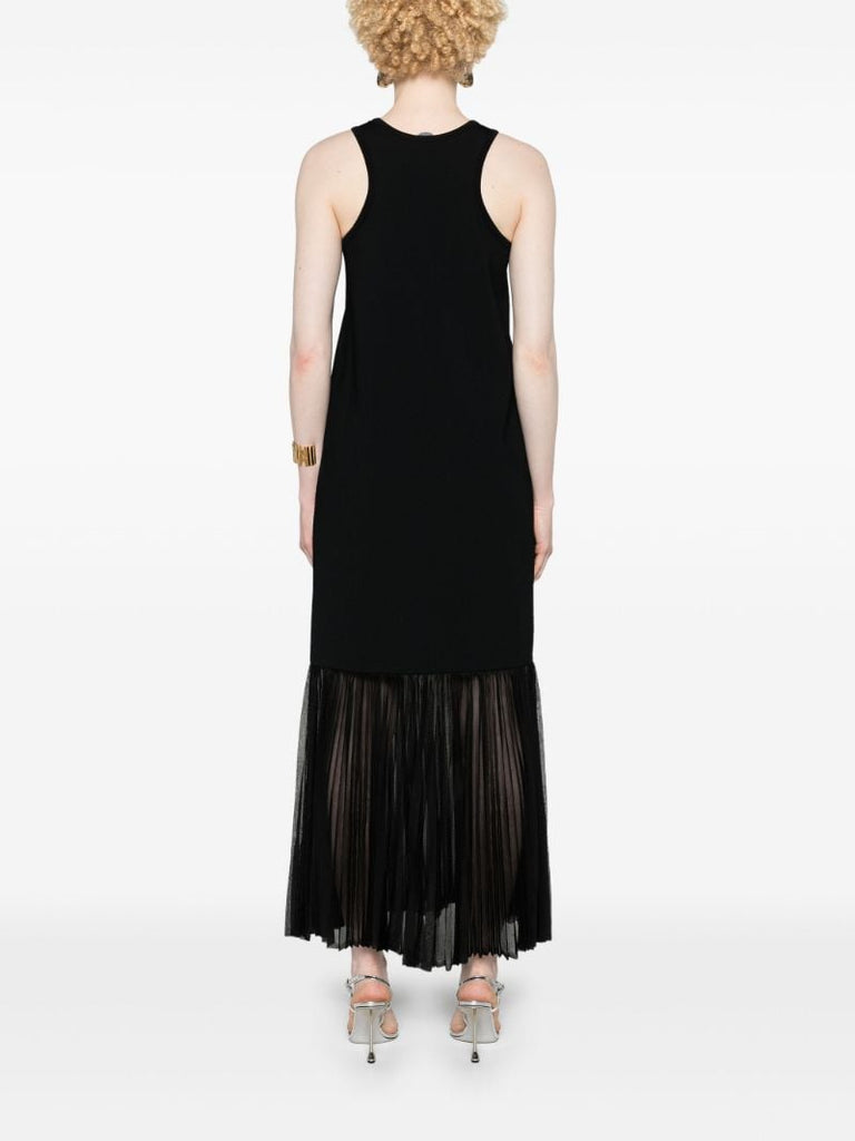 Black PlissÃ_x0083_Â© Knitted Midi Dress