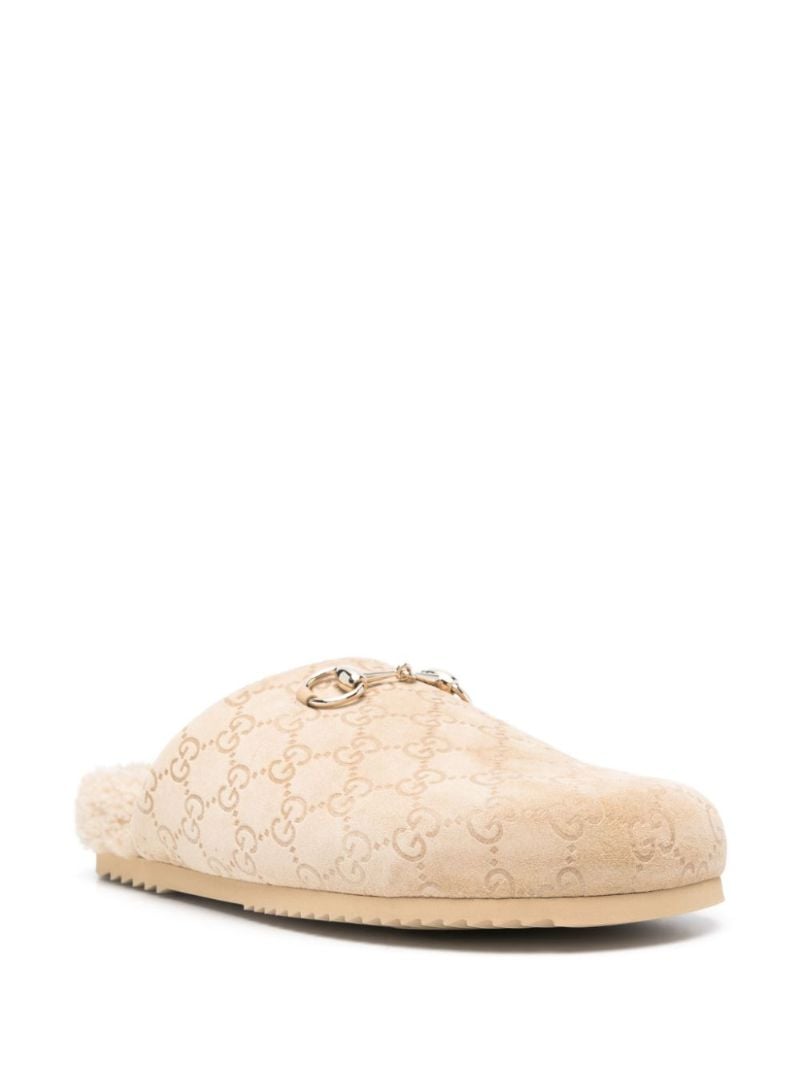 Neutral Horsebit Mules