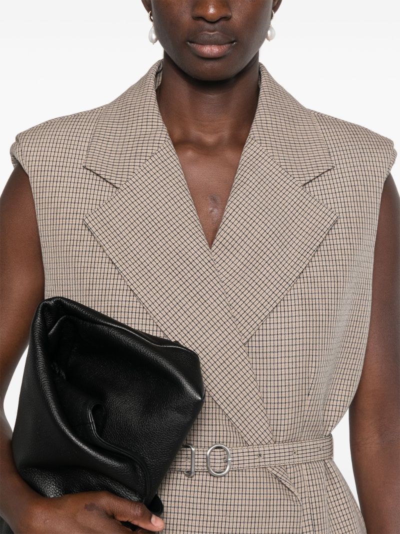 Check Wool Waistcoat