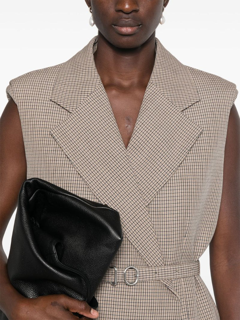 Check Wool Waistcoat