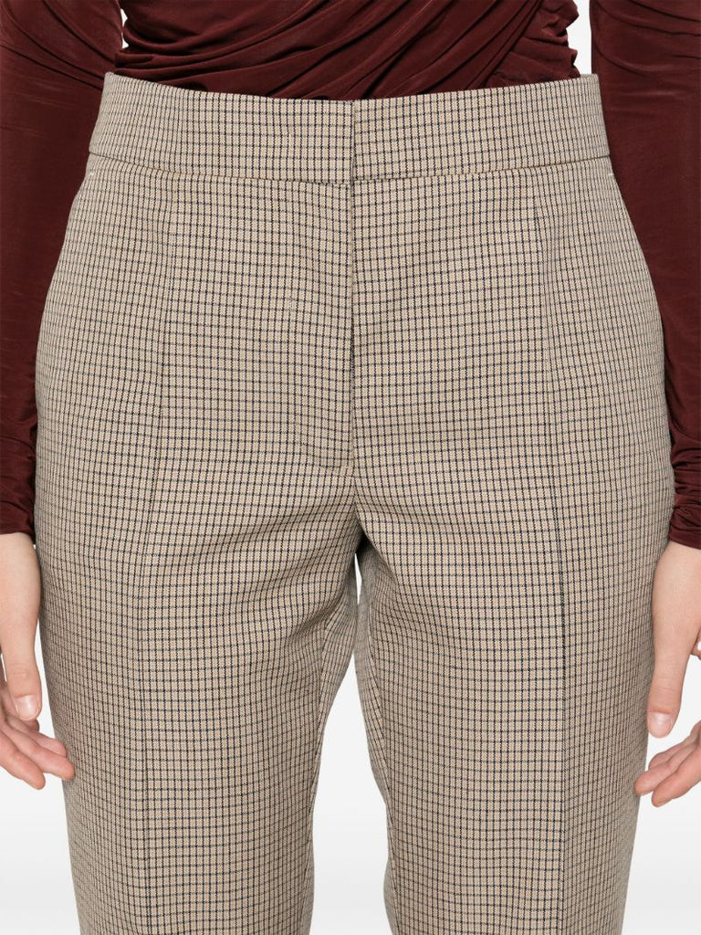 Checked Tailored Trousers