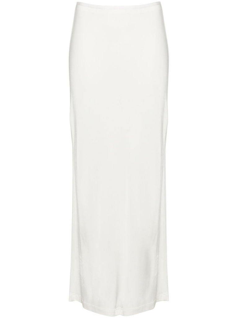 Neutral Column Maxi Skirt