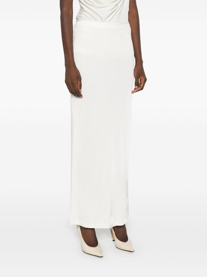 Neutral Column Maxi Skirt