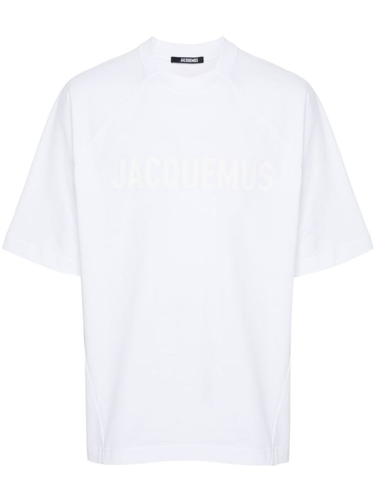 White Le T-shirt Typo Cotton T-shirt