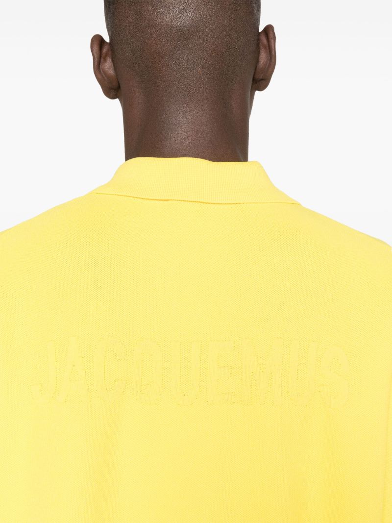 Yellow Le Polo Maille Polo Shirt