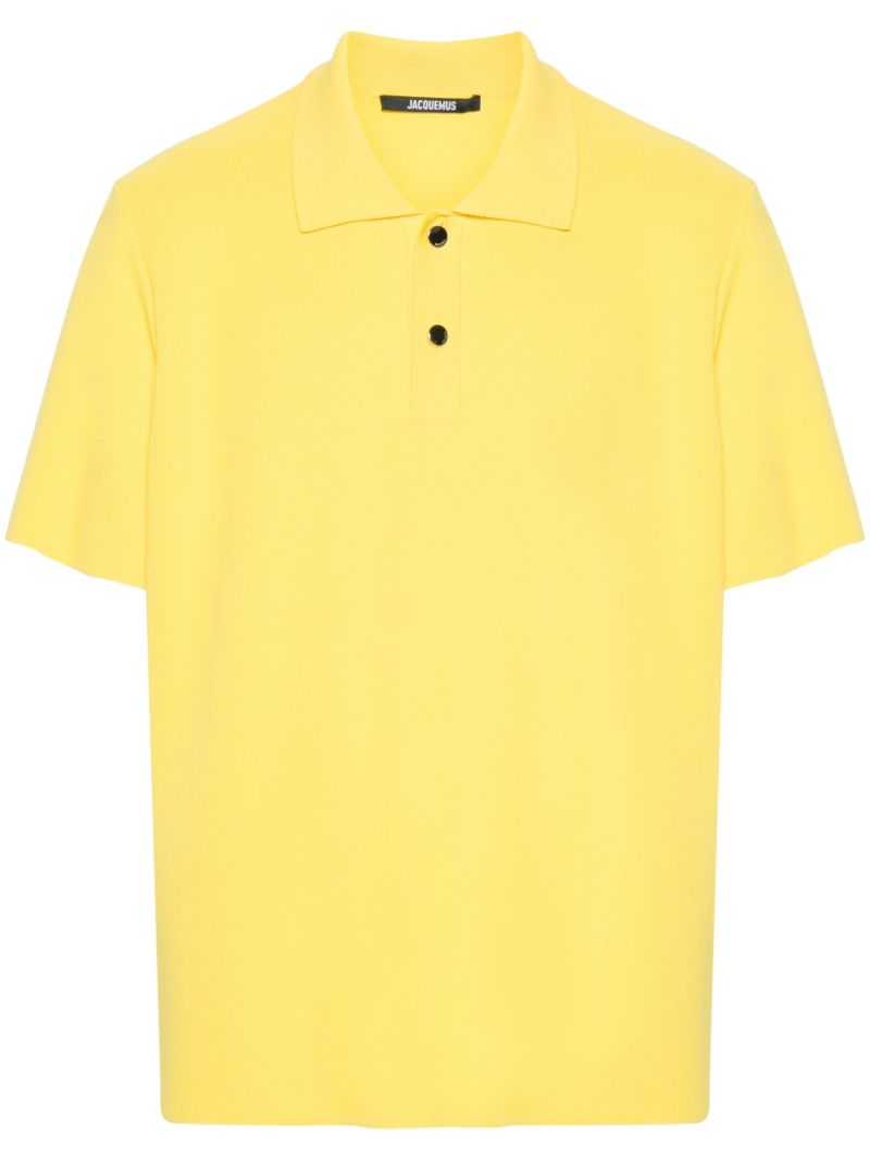 Yellow Le Polo Maille Polo Shirt