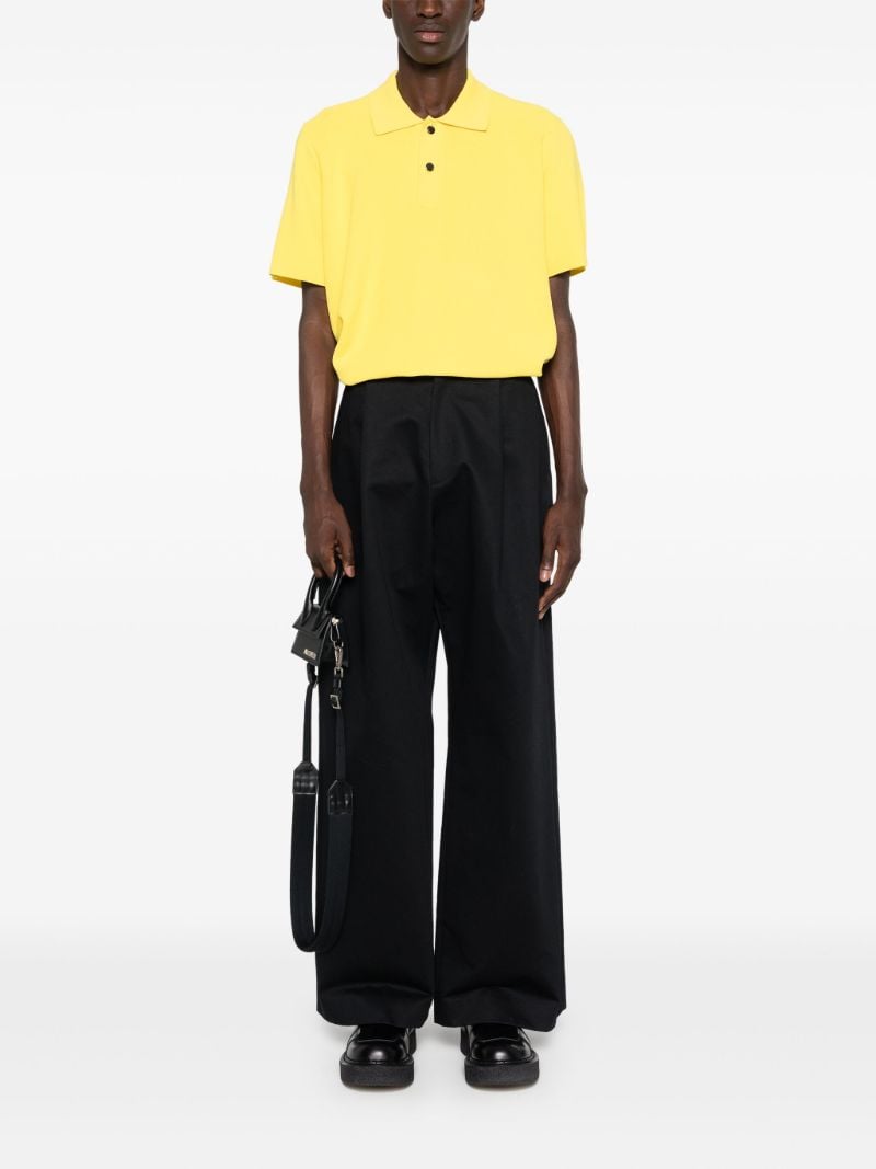Yellow Le Polo Maille Polo Shirt