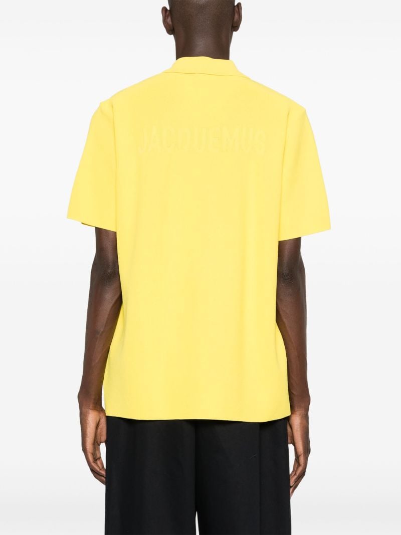 Yellow Le Polo Maille Polo Shirt