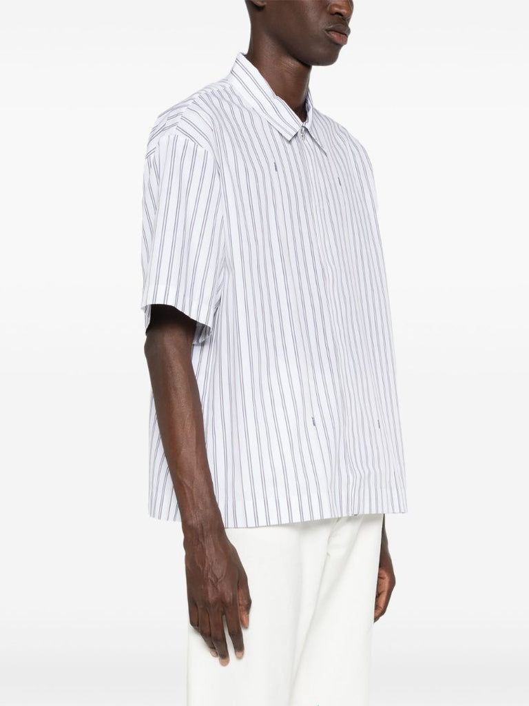 White La Chemise Manches Courte Cotton Shirt