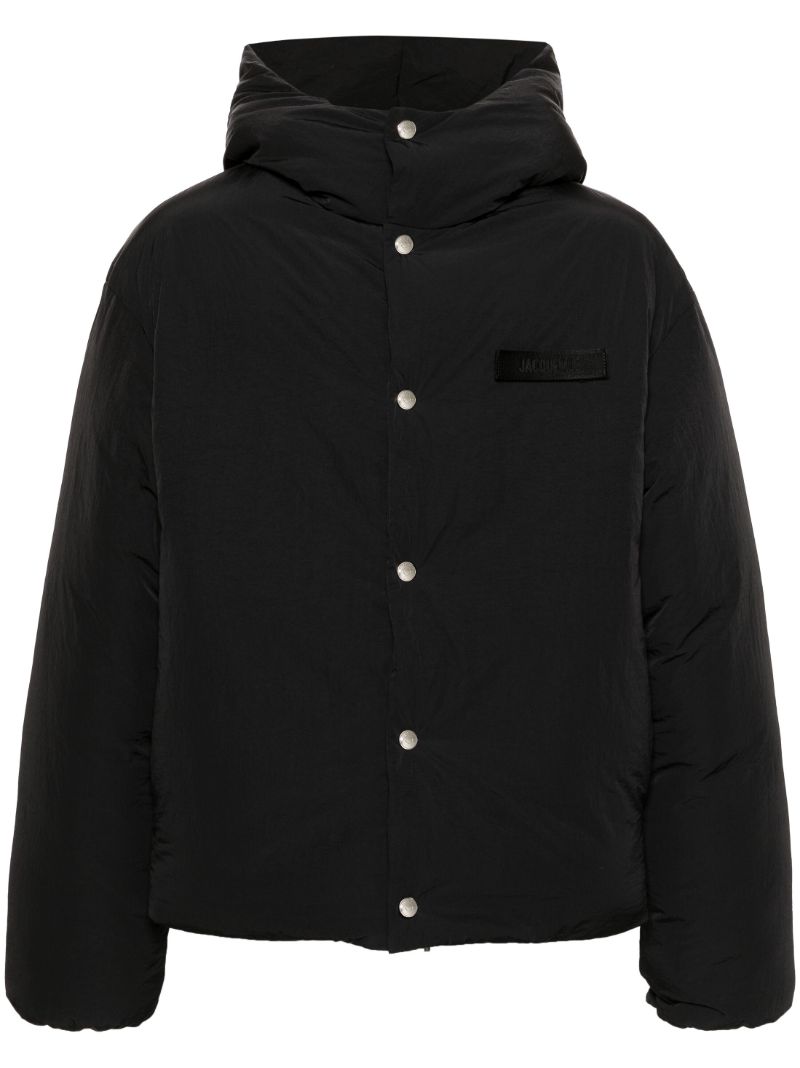 Logo-appliquÃ_x0083_Â© Puffer Jacket