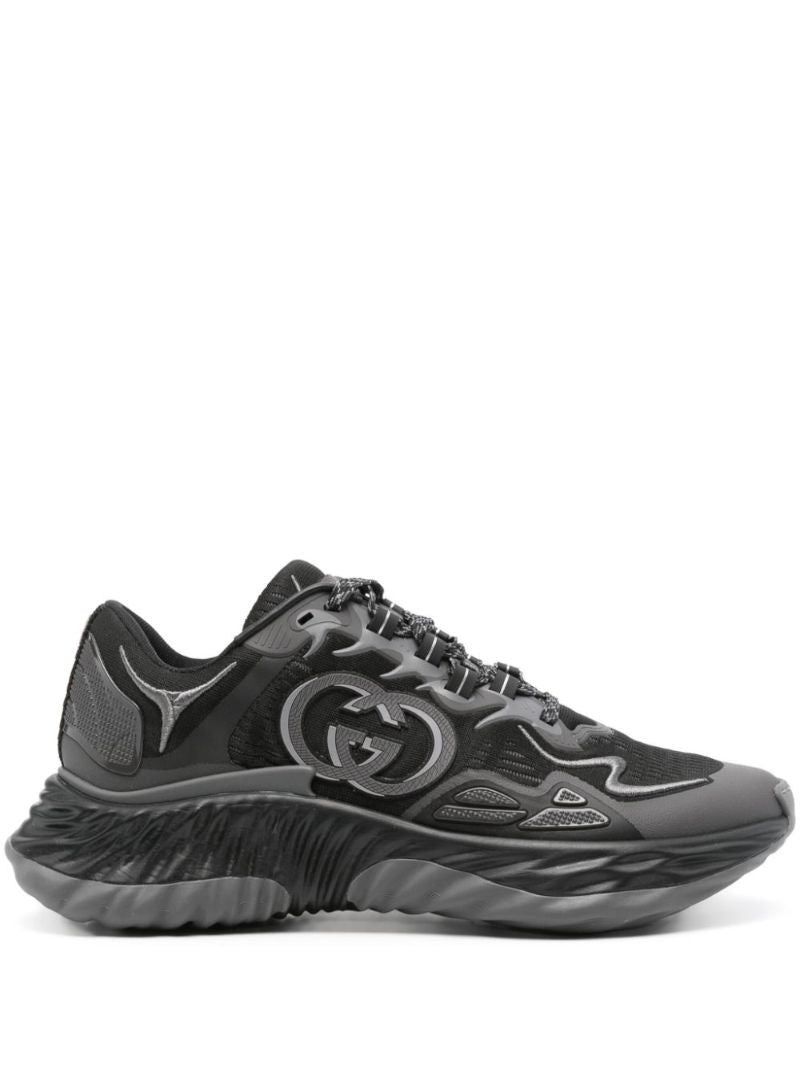 Black Ripple Sneakers