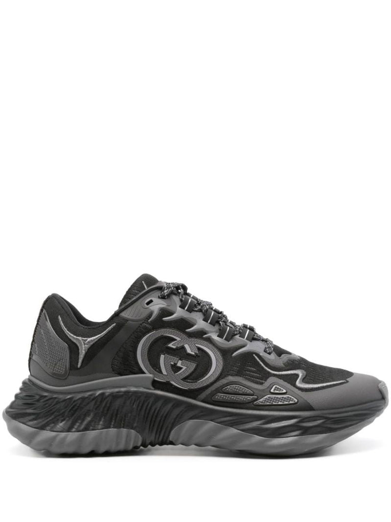 Black Ripple Sneakers
