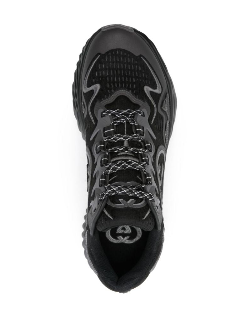 Black Ripple Sneakers