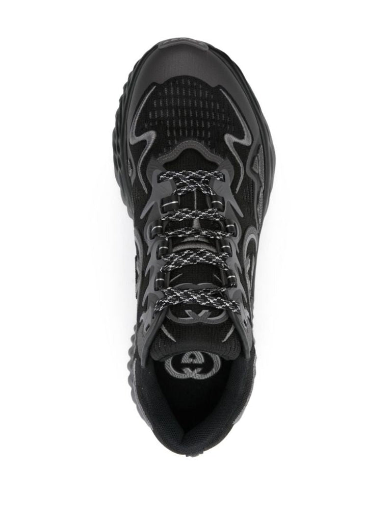 Black Ripple Sneakers