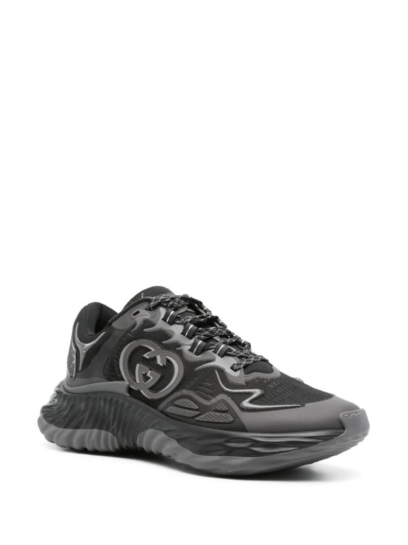 Black Ripple Sneakers