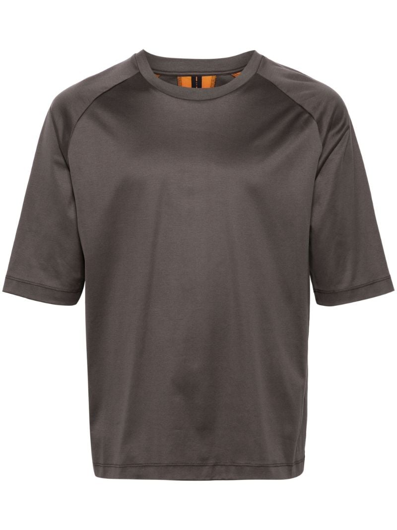 Faded Black and Orange Layered T-shirt