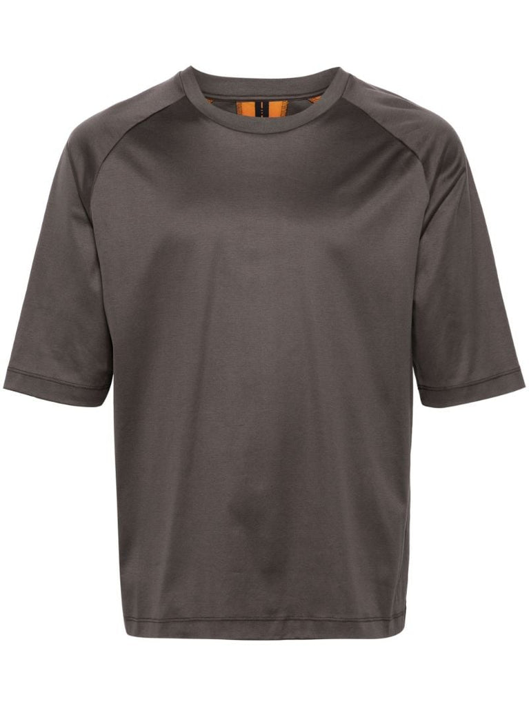 Faded Black and Orange Layered T-shirt