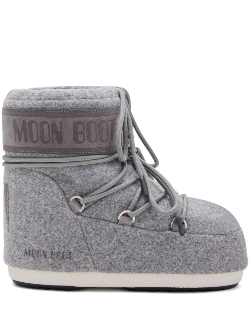 Grey Icon Low Boots