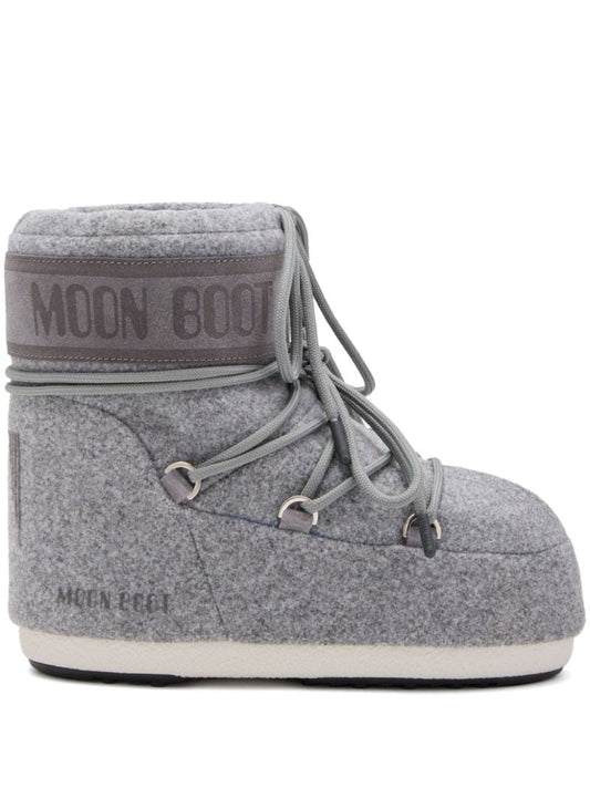 Grey Icon Low Boots