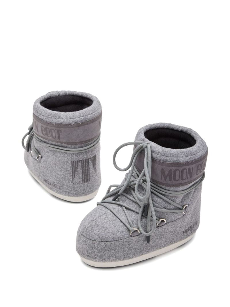 Grey Icon Low Boots