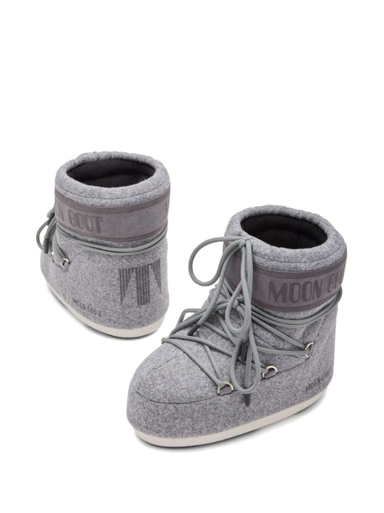 Grey Icon Low Boots