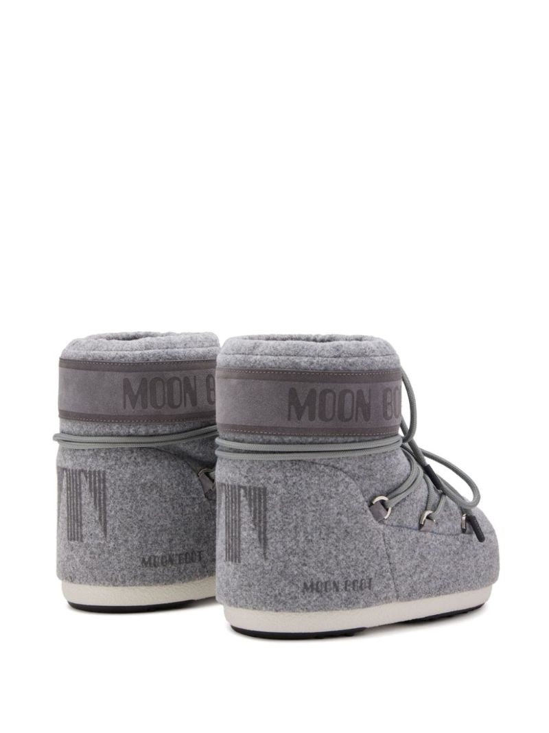 Grey Icon Low Boots