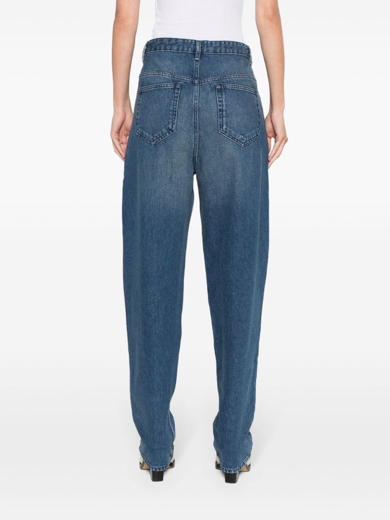 Blue Corsy Wide-leg Jeans