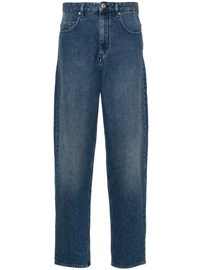 Blue Corsy Wide-leg Jeans