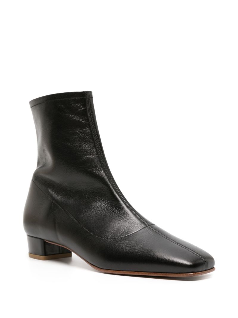 Black Este 25 Leather Ankle Boots