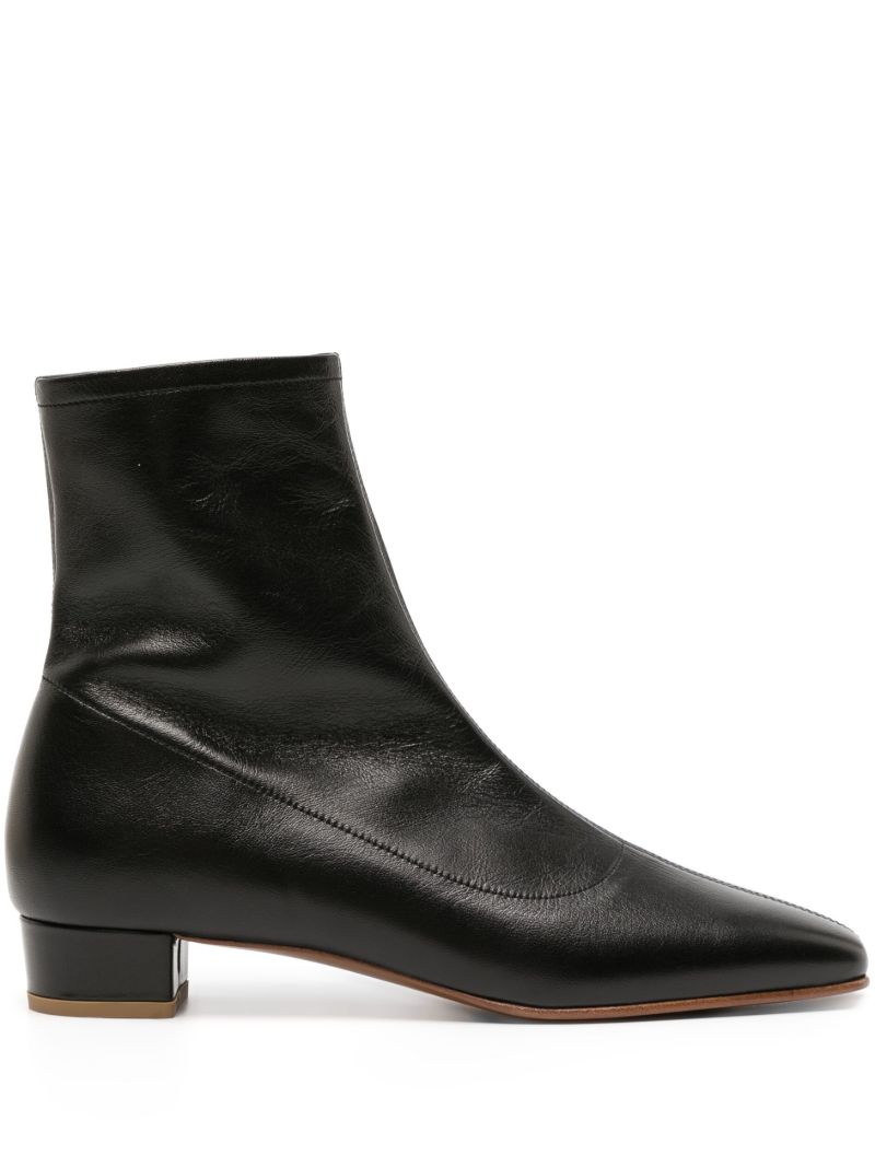Black Este 25 Leather Ankle Boots