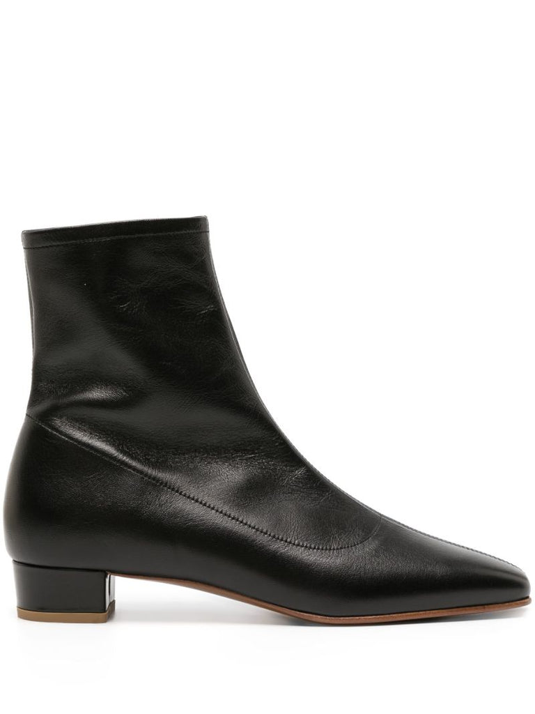 Black Este 25 Leather Ankle Boots