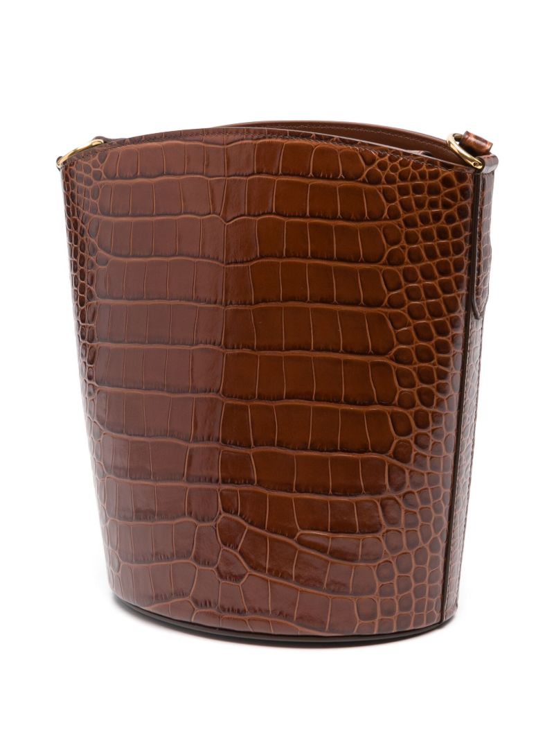 Brown Whitney Medium Bucket Bag