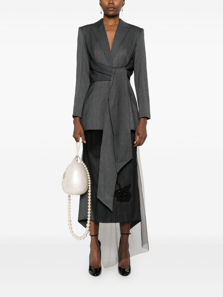 Panelled Asymmetric Skirt