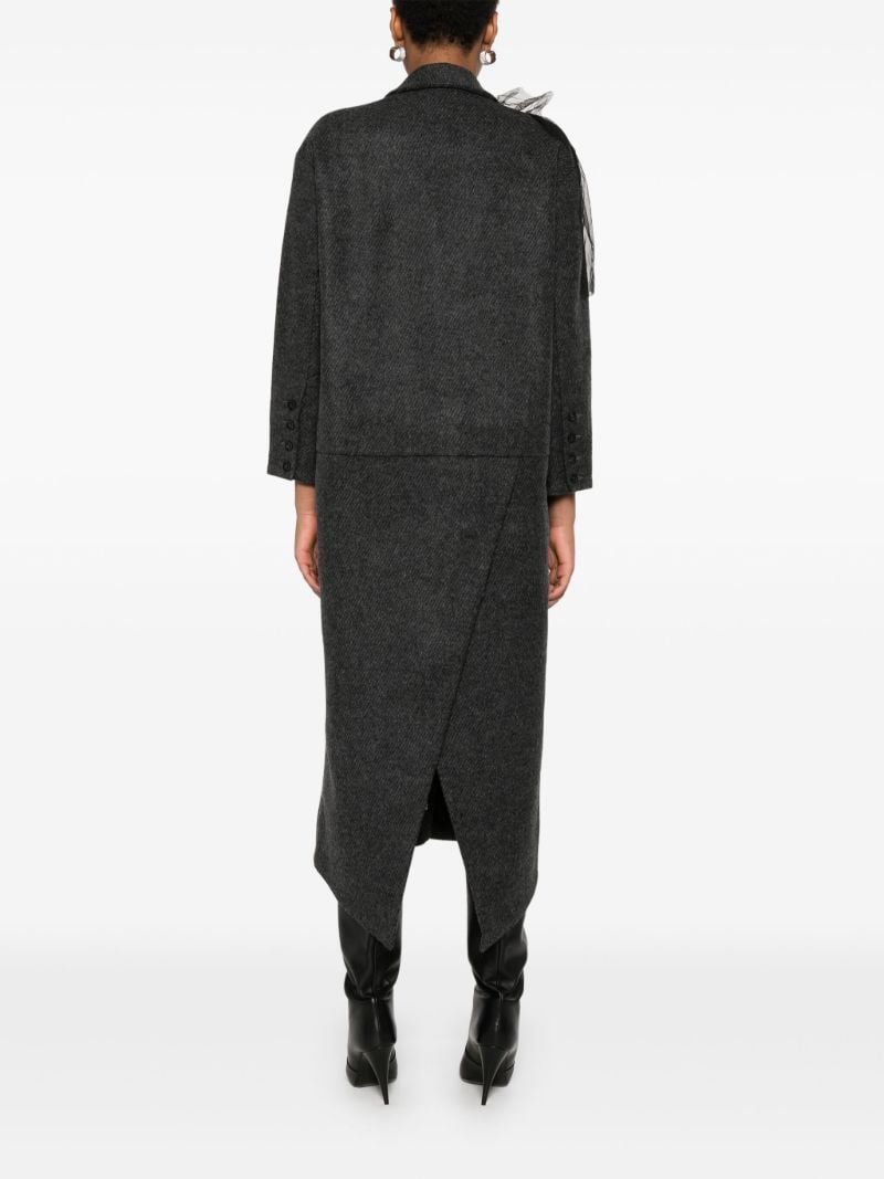 AppliquÃ_x0083_Â© Double-breasted Coat