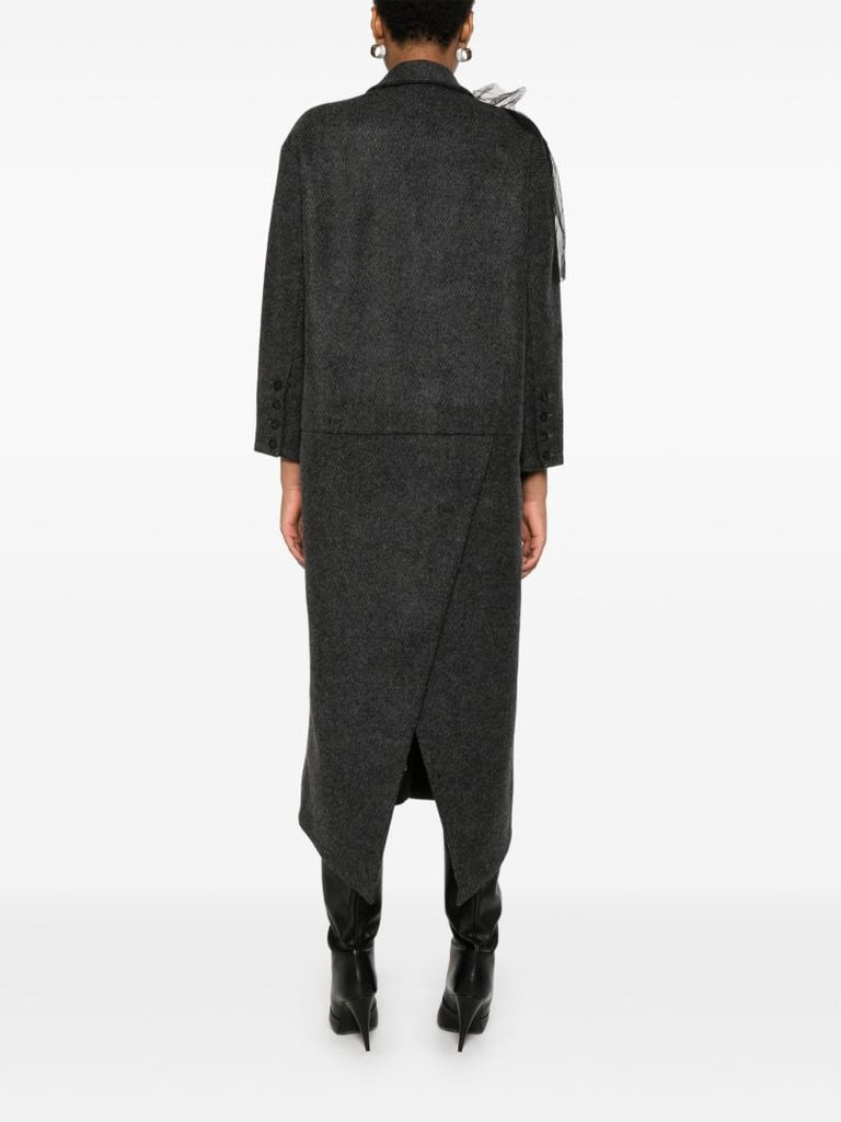 AppliquÃ_x0083_Â© Double-breasted Coat