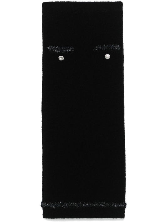 Lurex Trimming Pencil Skirt