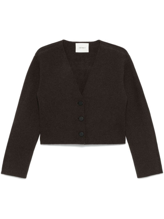 Waffle Knit Cropped Cardigan