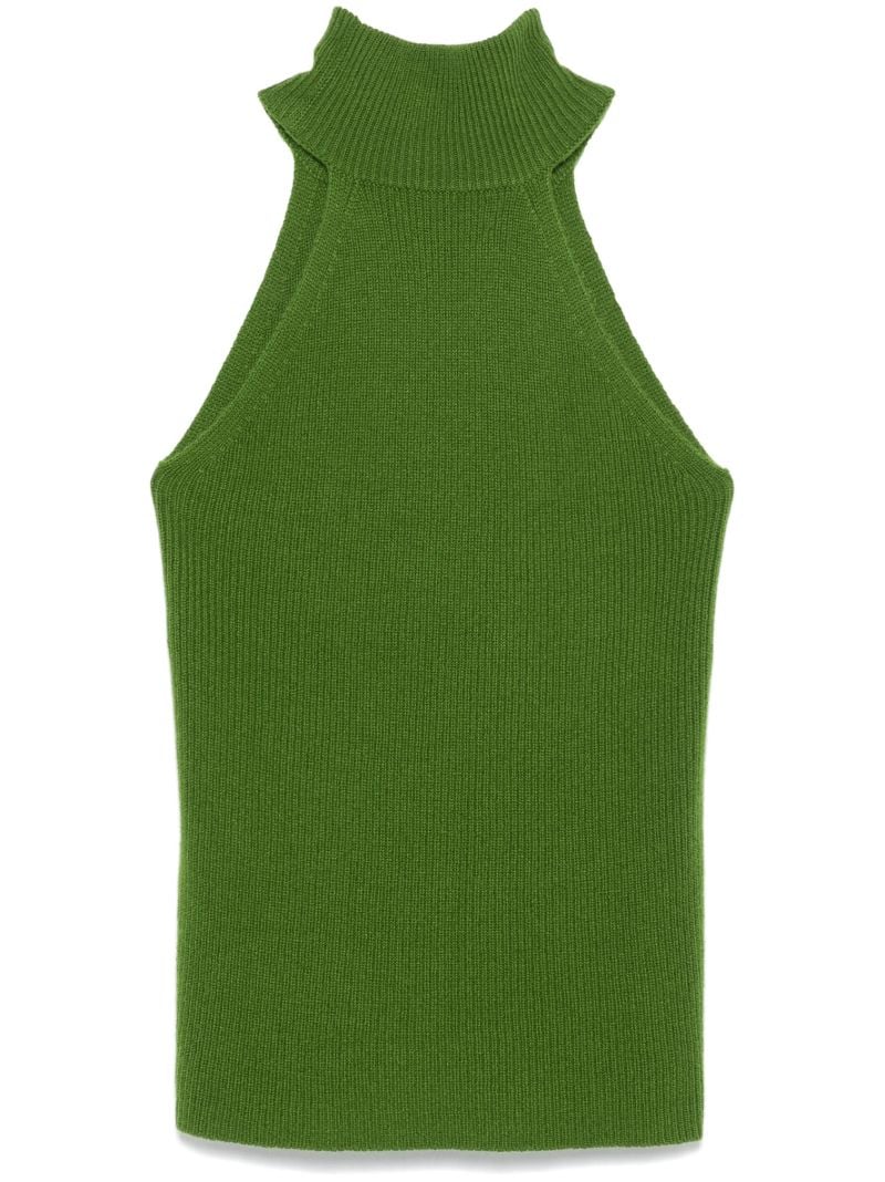 Roll Neck Knitted Top