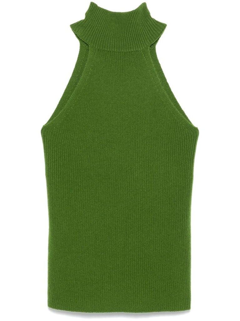 Roll Neck Knitted Top