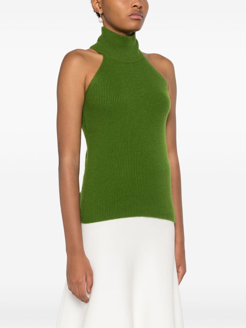 Roll Neck Knitted Top